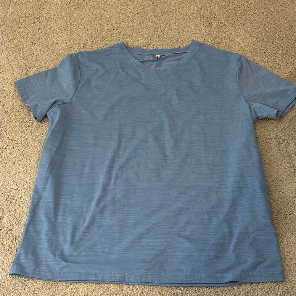 Sky Blue Men's Short Sleeve Tee